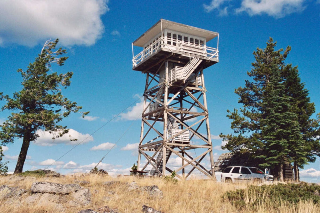 What is the Forest Fire Lookouts system and how does it work?