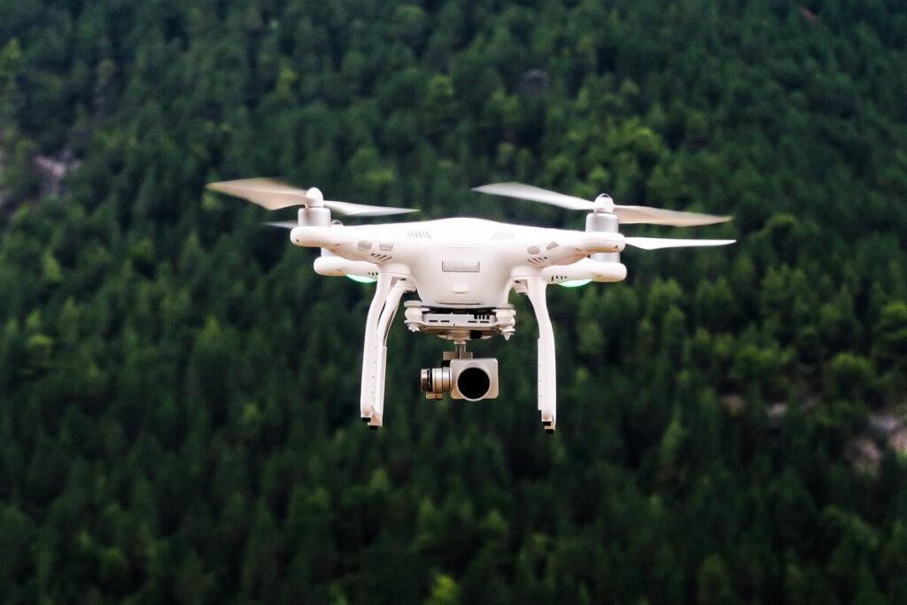 Drone with AI-based wildfire detection systems can detect fires before they go wild
