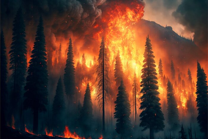 What are the effects of a wildfire