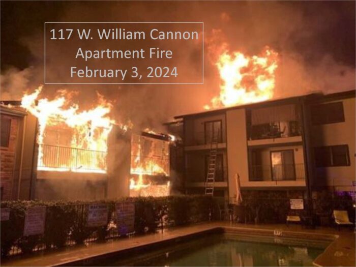 Dramatic Fire in Austin Account of Events at 117 W. William Cannon Apartment Complex