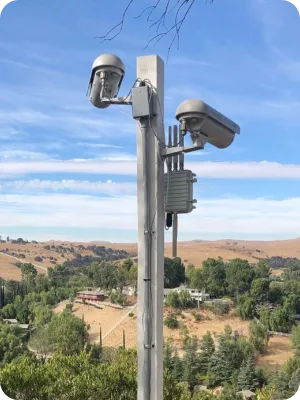 Fire and Smoke Detection Cameras using AI